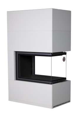 Камин Родос 900 СЛОНОВАЯ КОСТЬ, шамот черный в Пинске