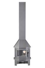 Камин Бавария Мюнхен пристенно-угловой МИНИ графит в Пинске