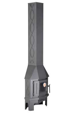 Камин Бавария Мюнхен пристенно-угловой МИНИ графит в Пинске