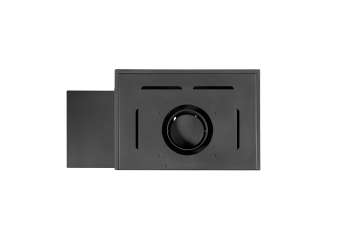 Камин МАДРИД на дровнике Гигант слева черный\белый шамот в Пинске