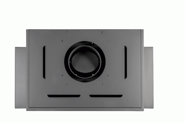 Камин МАДРИД на дровнике Гигант центральный черный\белый шамот в Пинске