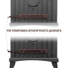 Печь-камин Везувий KZ-14РS Антрацит в Пинске