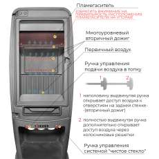 Печь-камин EVEREST S7M в Пинске