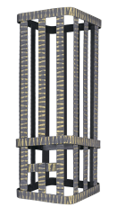 Сетка на трубу для Ураган 250х250х750 Гром 30 под шибер купить в Пинске