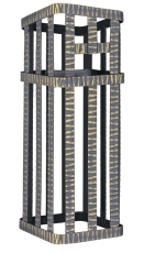 Сетка на трубу (300х300х500) Гром 50 под шибер купить в Пинске