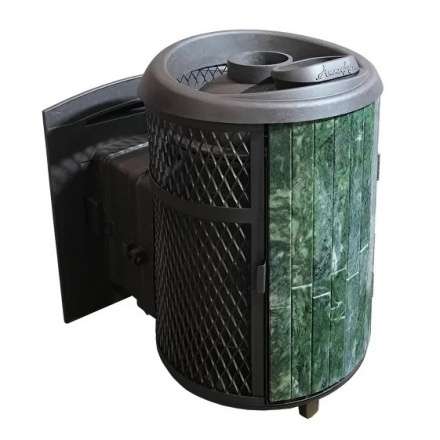 Банная печь ProMetall Атмосфера комбинированная сетка-ламель «Змеевик» Амазонка бай фото в Пинске