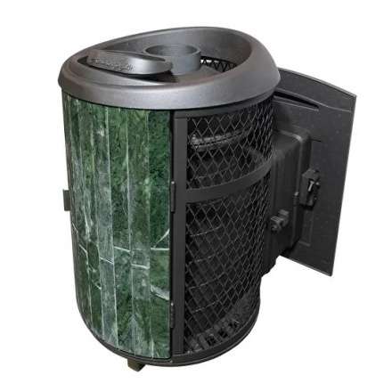 Банная печь ProMetall Атмосфера комбинированная сетка-ламель «Змеевик» в Пинске