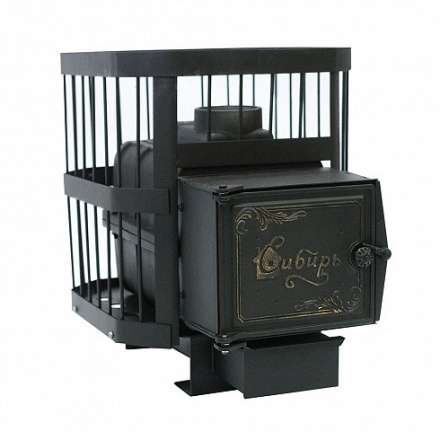 Печь банная Сибирь-15 (с выносным топочным каналом) в Пинске