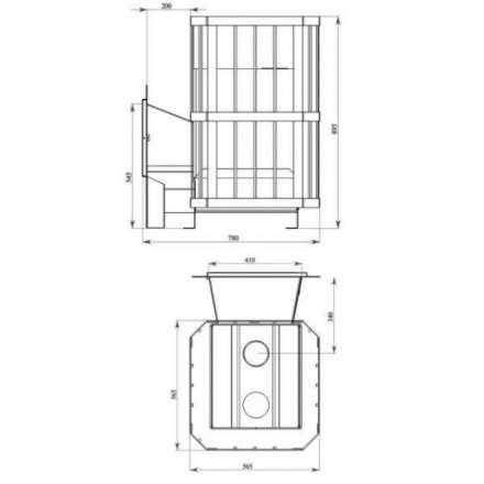 Печь банная Катунь со стеклом в Пинске