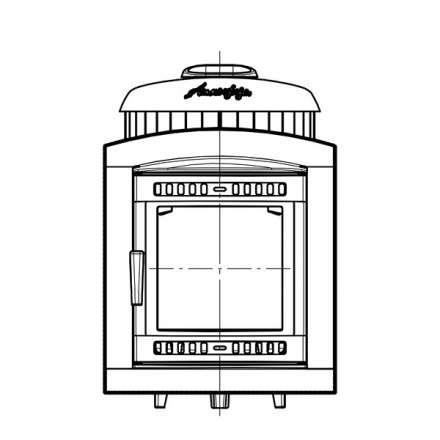 Банная печь ProMetall Атмосфера ламели Жадеит в Пинске