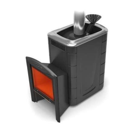 Печь для бани Термофор Гейзер 2014 Inox Витра ЗК антрацит купить в Пинске