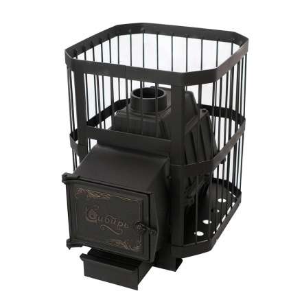 Печь банная чугунная СИБИРЬ 21 облегченная топка Амазонка бай фото в Пинске