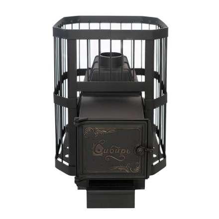 Печь банная чугунная СИБИРЬ 21 облегченная топка в Пинске