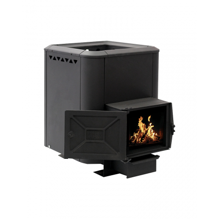 Печь банная Сибирь-15 с выносным топочным каналом (конвекционная) в Пинске