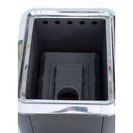 Печь банная Сибирь-18 (панорамное стекло, конвекционная) в Пинске