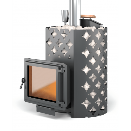 Банная печь ЭТНА 18 (Панорама) ЗК Амазонка бай фото в Пинске