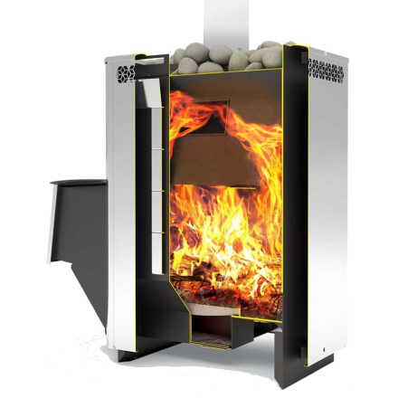 Печь для бани Теплодар Сахара-16 ЛНЗП Профи в Пинске