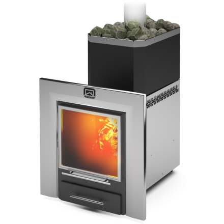 Печь для бани Теплодар Русь-12 ЛНЗП Профи Панорама купить в Пинске