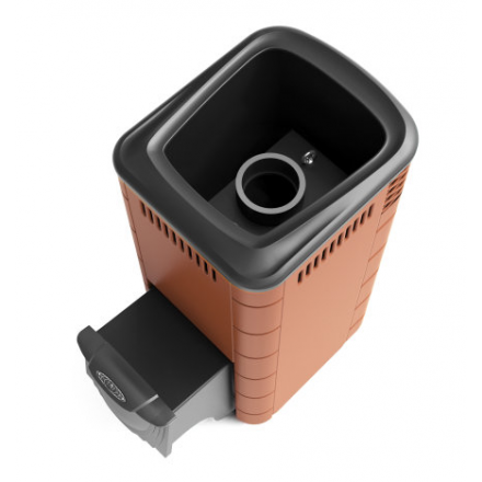 Печь для бани Термофор Каронада XXL Heavy Metal ДА терракота Амазонка бай фото в Пинске