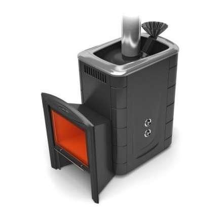 Печь для бани Термофор Гейзер 2014 Inox Витра ЗК ТО антрацит купить в Пинске