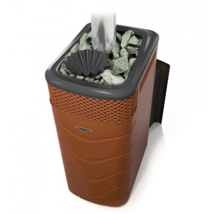 Печь для бани Термофор Гейзер XXL 2017 Carbon Витра ЗК терракота Амазонка бай фото в Пинске