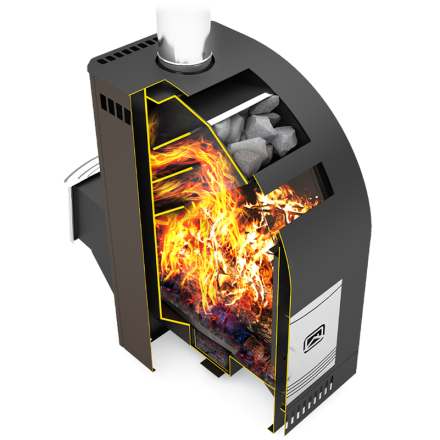 Печь для бани Теплодар Лагуна-12 ТК в Пинске