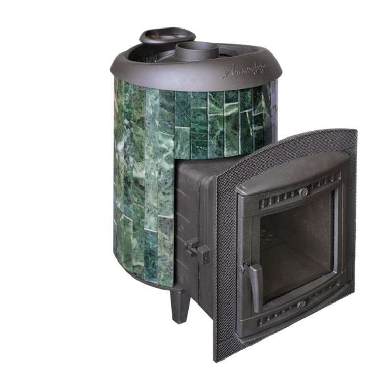 Банная печь ProMetall Атмосфера Про Ламели Змеевик наборный Амазонка бай фото в Пинске