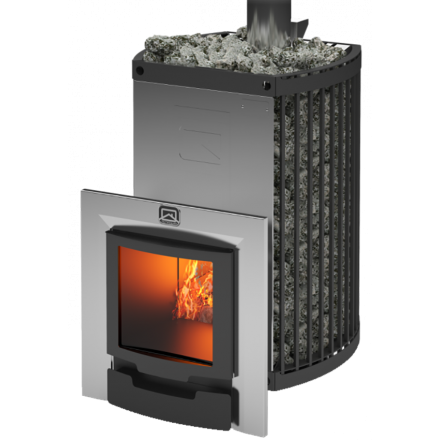 Печь для бани Теплодар Домна-Сетка 20 ЛК Панорама Амазонка бай фото в Пинске