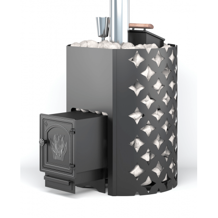 Банная печь ЭТНА 24 (ДТ-4) Закрытая каменка Амазонка бай фото в Пинске