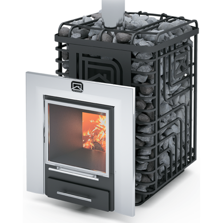 Печь для бани Теплодар Сибирский Утес-20 ЛП Профи Панорама Амазонка бай фото в Пинске