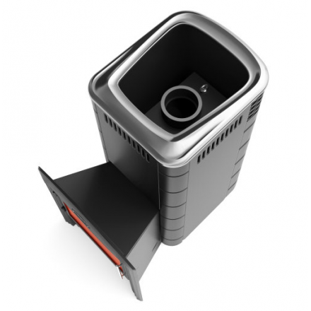 Печь для бани Термофор Каронада XXL Heavy Metal Витра антрацит Амазонка бай фото в Пинске