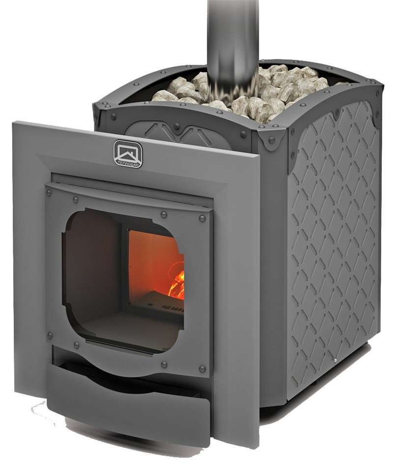 Печь для бани Теплодар Былина-18Ч Панорама Амазонка бай фото в Пинске