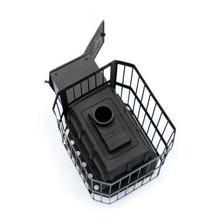 Печь банная чугунная СИБИРЬ-18 чугунная дверка (сетка) в Пинске