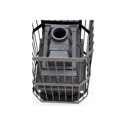 Печь банная Сибирь-24 (панорамное стекло, сетка квадрат) в Пинске