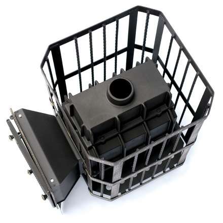 Печь банная Сибирь-32 с каминной дверцей в Пинске