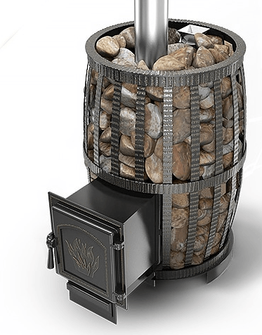 Печь для бани Везувий Легенда Русский Пар Ковка 24 (271) в Пинске