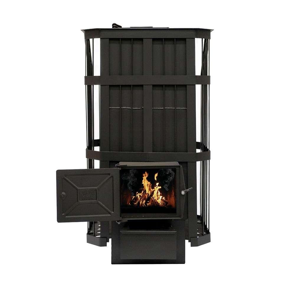 Печь банная Сибирь с закрытой каменкой Амазонка бай фото в Пинске