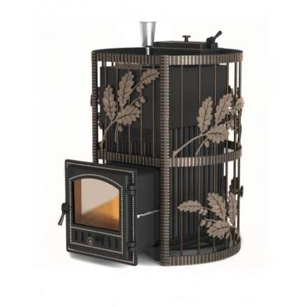 Печь для бани Везувий Эверест Ковка 24 (280) закрытая каменка Амазонка бай фото в Пинске