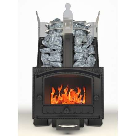 Печь для бани Добросталь Августа стоун стронг панорамная Амазонка бай фото в Пинске