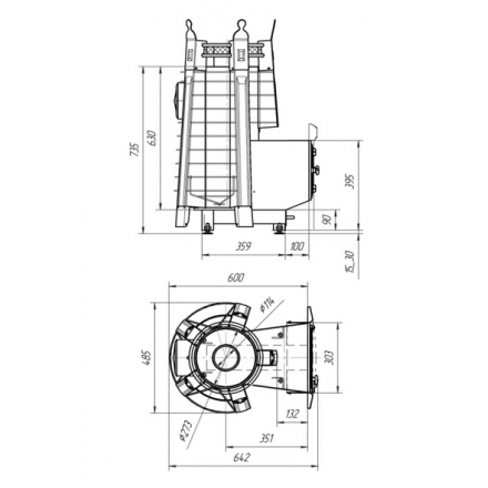 Печь для бани Добросталь Августа профи в Пинске