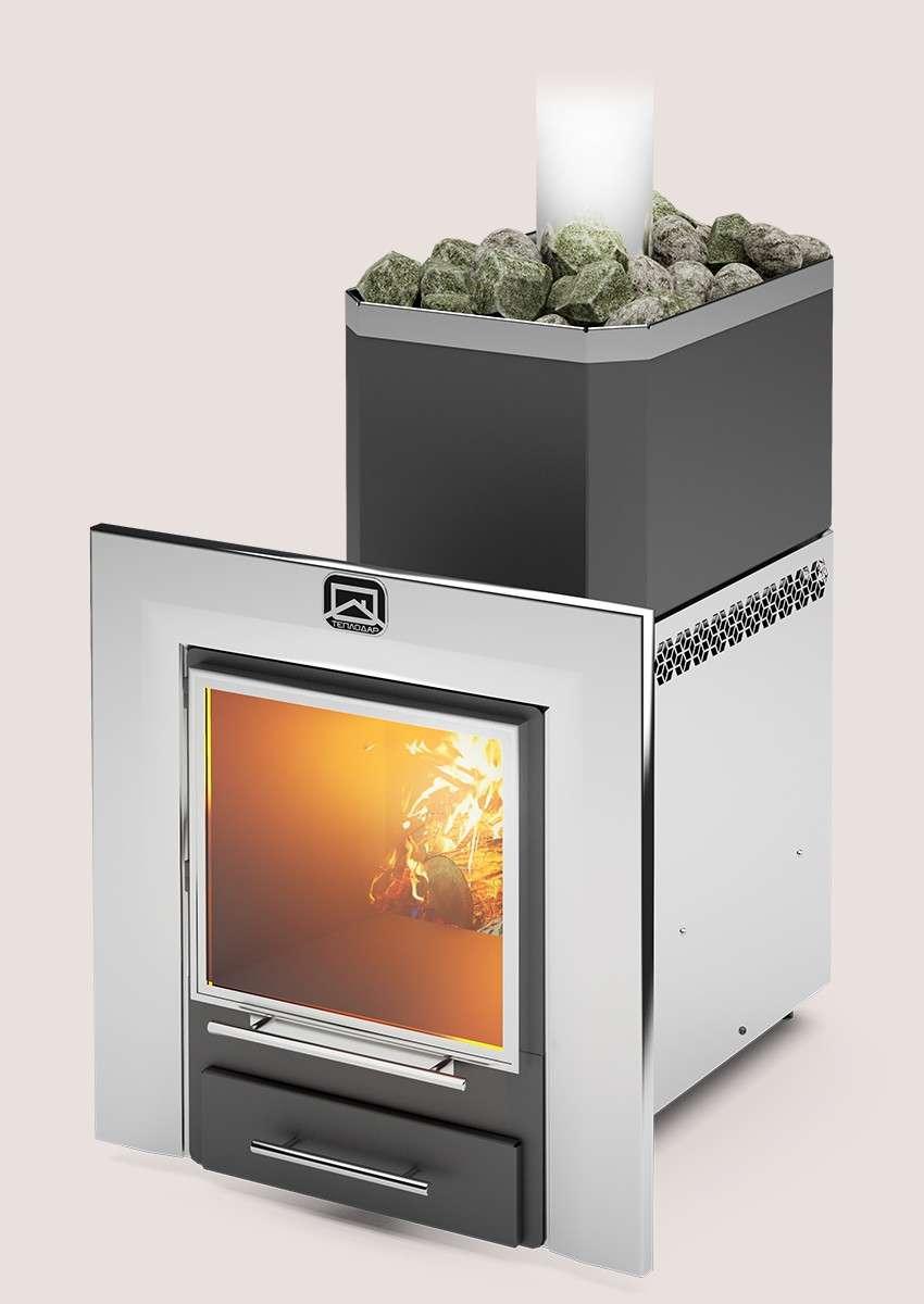 Печь для бани Теплодар Русь-18 ЛНЗП Профи Панорама (1.1) Амазонка бай фото в Пинске