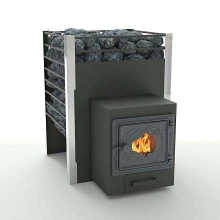 Печь для бани Добросталь Жара-люкс 20 дверка со стеклом Амазонка бай фото в Пинске