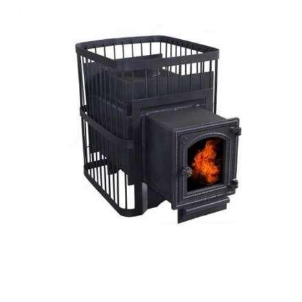 Печь банная ComfortProm РЕТРО  СТАЛЬ 8 мм стекло 26 м3 купить в Пинске