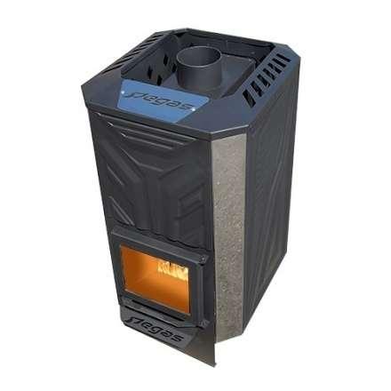 Банная печь Пегас 26 эконом короткая топка со стеклом конвекция амазонка бай фото в Пинске