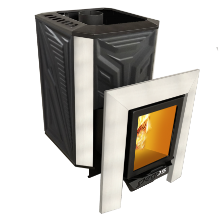 Банная печь Пегас 16 со стеклом конвекция фото в Пинске