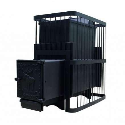 Печь банная ComfortProm РЕТРО СТАЛЬ 8 мм закр. каменка 26 м3 купить в Пинске