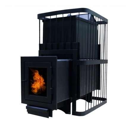 Печь банная ComfortProm РЕТРО СТАЛЬ 8 мм закр. каменка стекло 20 м3 купить в Пинске
