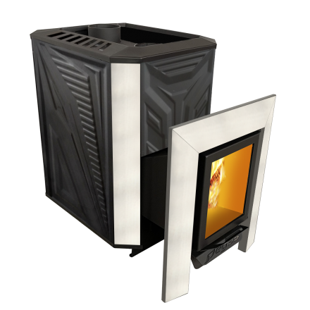 Банная печь Пегас 26 со стеклом конвекция фото в Пинске