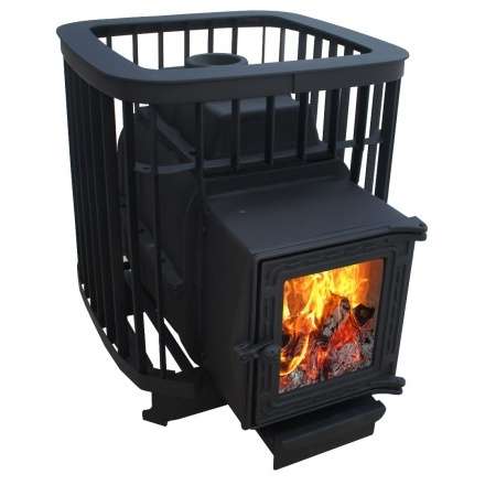 Чугунная печь для бани Варвара Прима 22 (К201) стекло купить в Пинске