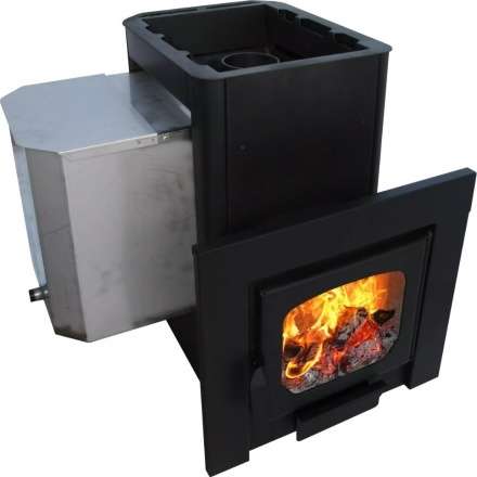 Печь для бани Варвара Мини  навесная панор. дверь купить в Пинске